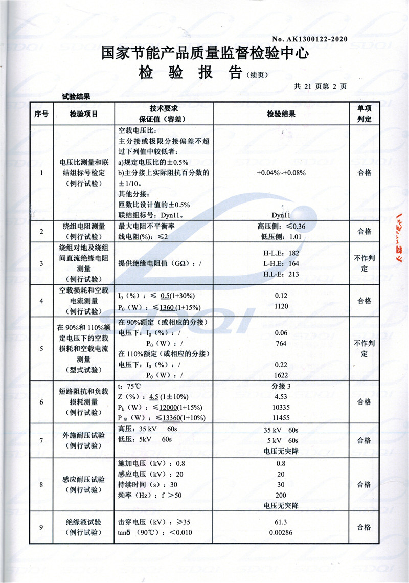 高低压试验报告-S11-1250沧县沧县沧县油浸式变压器-2.jpg